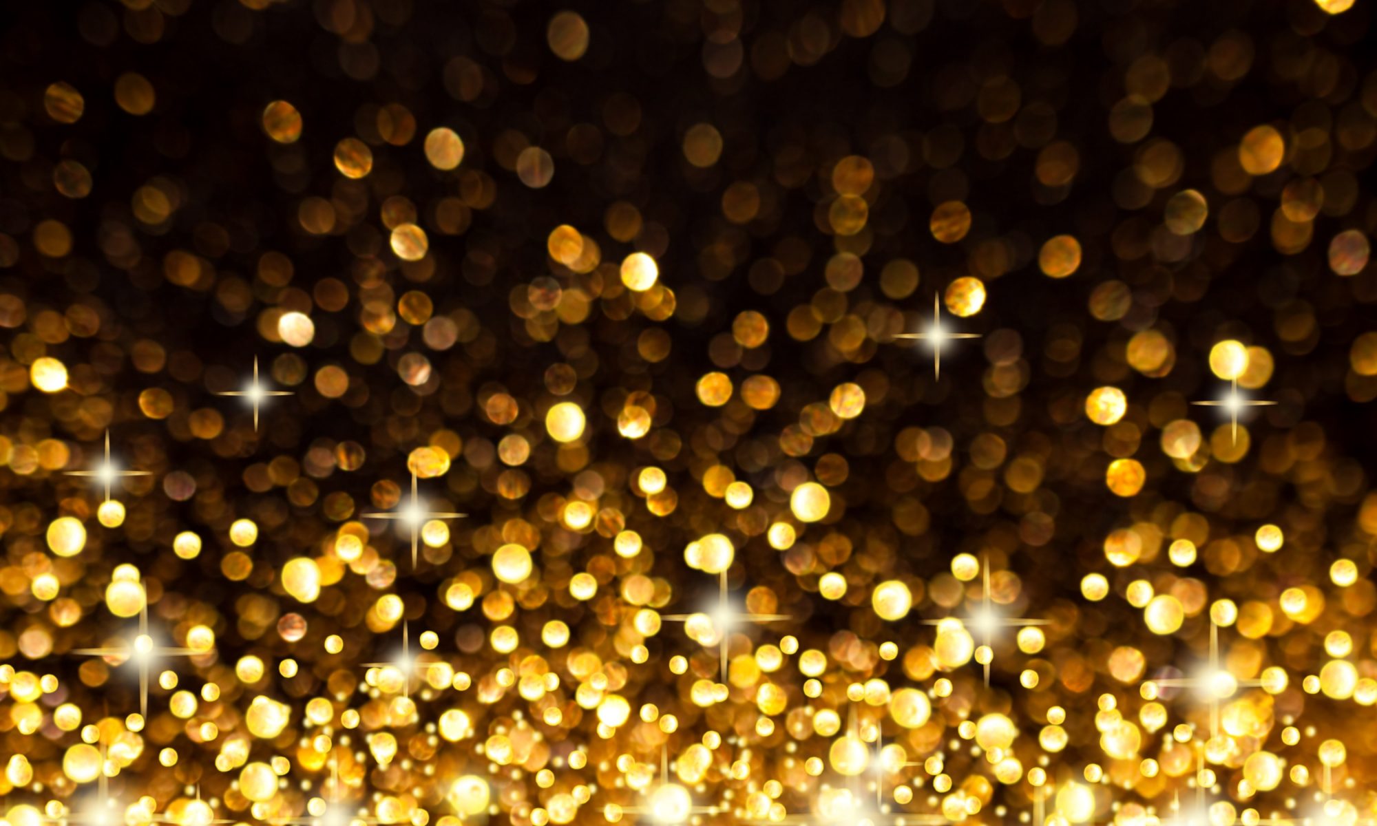 Golden lights Christmas