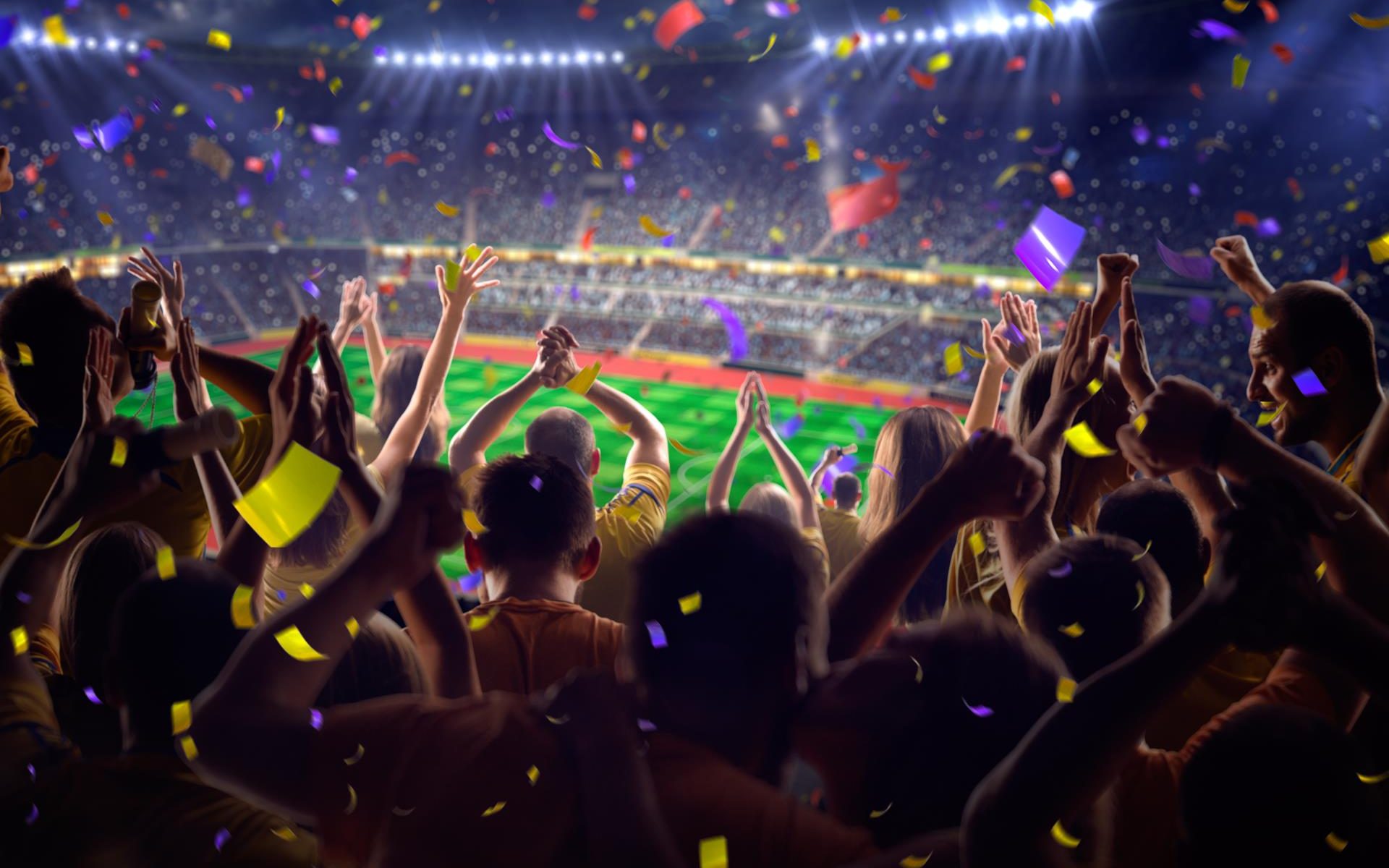 People in the stadium - Asian Games